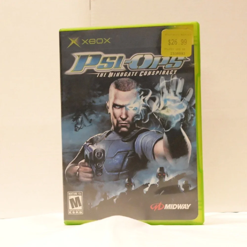 Psi-Ops The Mindgate Conspiracy Original Xbox CIB Manual Case